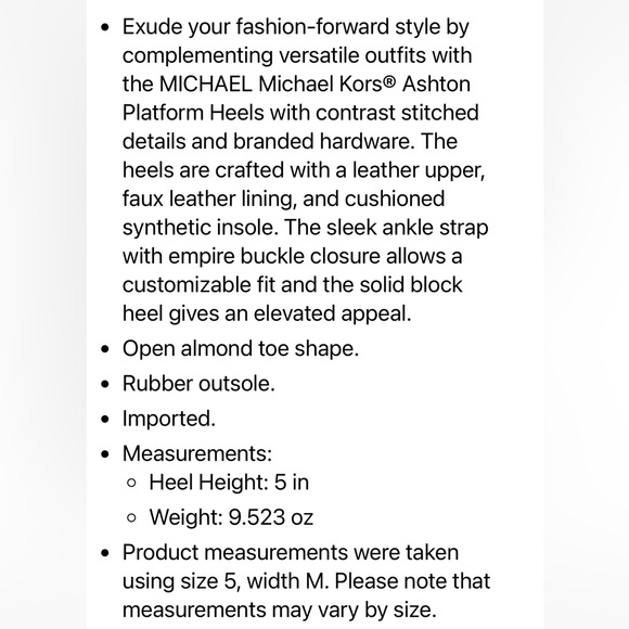 MICHAEL Michael Kors Ashton Platformm - Picture 5 of 11